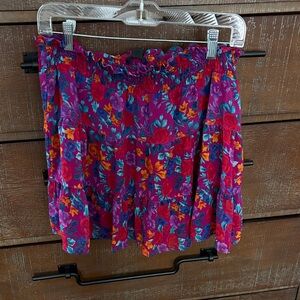 Floral Skirt with Vibrant Colors